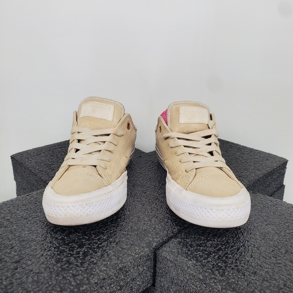 Converse Chuck II Craft Leather Low Top Women 7 Shoes 555956C Sneakers - Picture 5 of 14